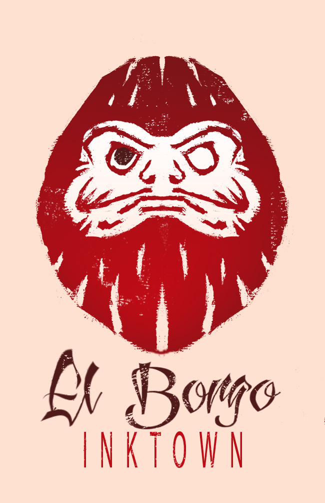 El Borgo Inktown: illustration for business card